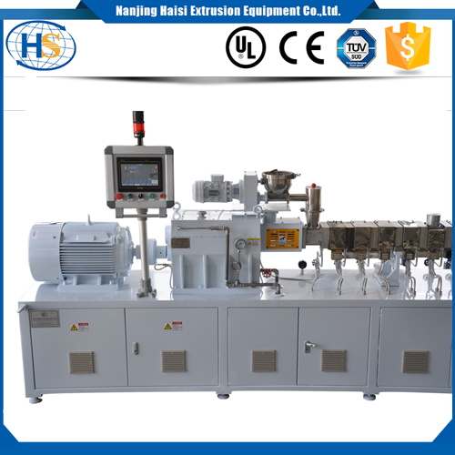 Extrusión Nanjing Haisi 2015 Peletizadora submarina Chinaplas TSE-40